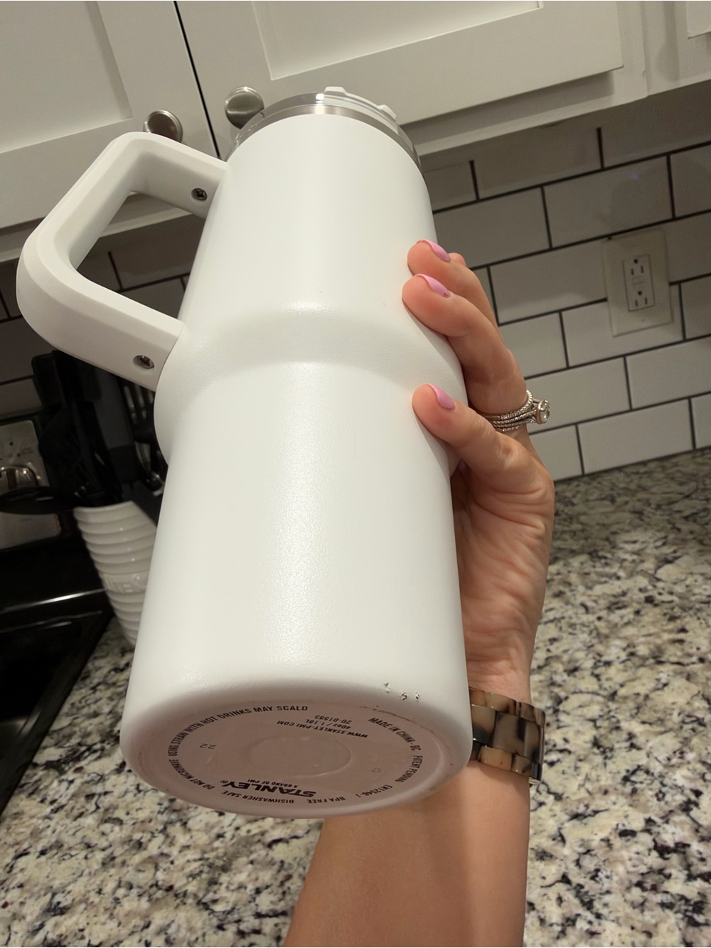 Stanley White Tumbler 40oz Quencher - Picture 6 of 6
